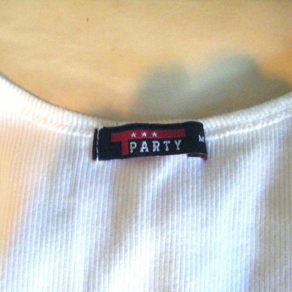 Ace of Hearts White Tank Top Size Small - Picture 6 of 7